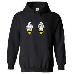 Boo Bees Funny Classic Unisex Kids and Adults Pullover Hoodie
